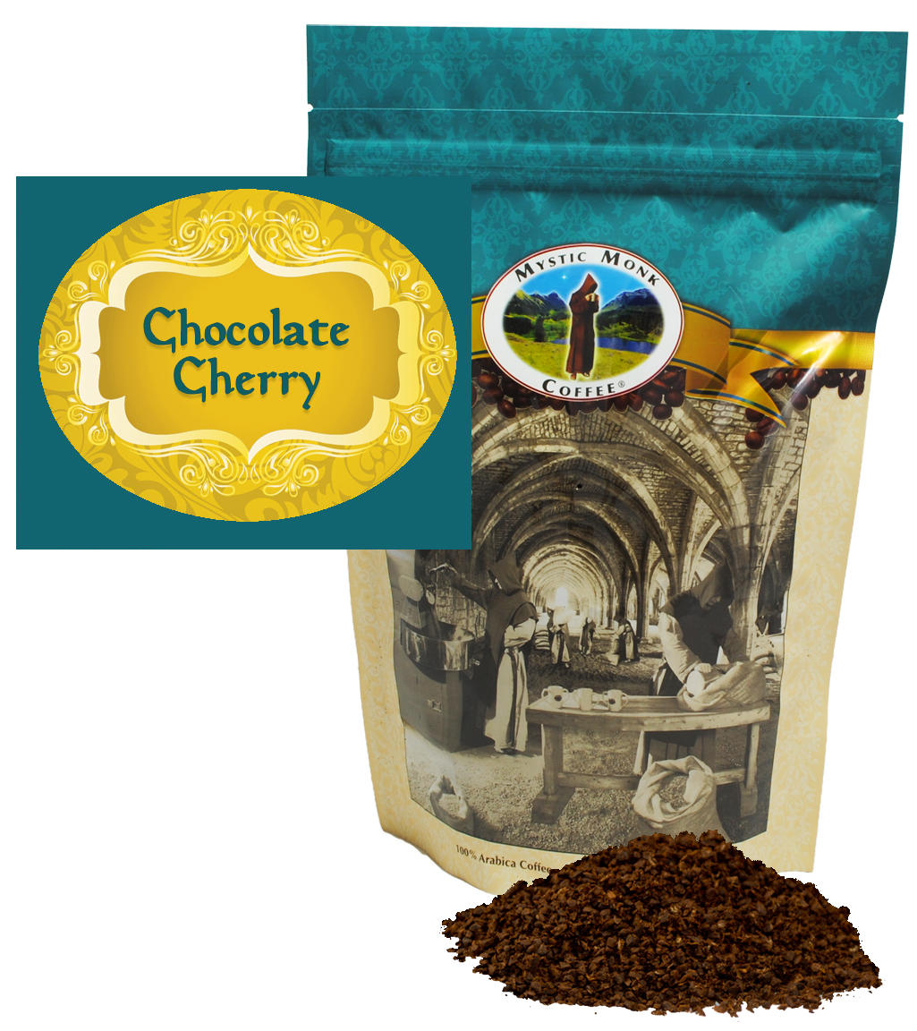 Chocolate Cherry, Coffee - Mystic Monk Coffee