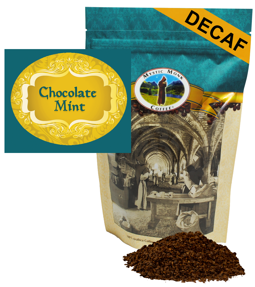 Chocolate Mint, Out of Stock Seasonal Coffee - Mystic Monk Coffee