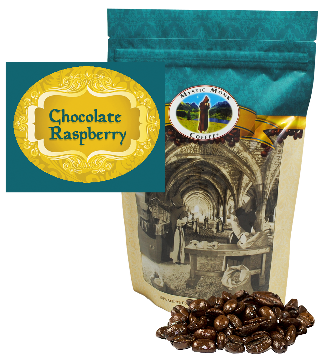 Chocolate Raspberry, Out of Stock Seasonal Coffee - Mystic Monk Coffee