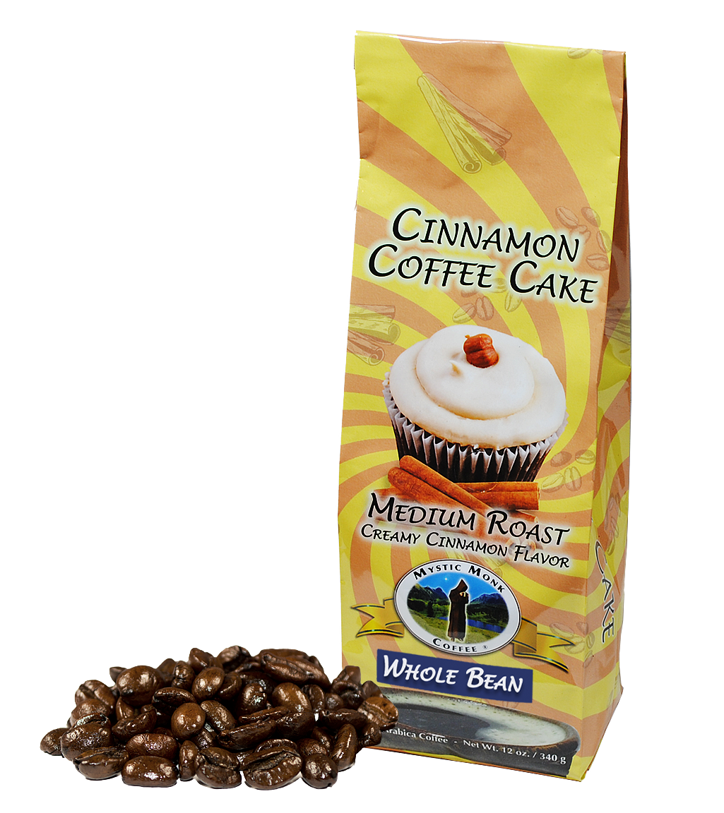 Cinnamon Coffee Cake, Coffee - Mystic Monk Coffee
