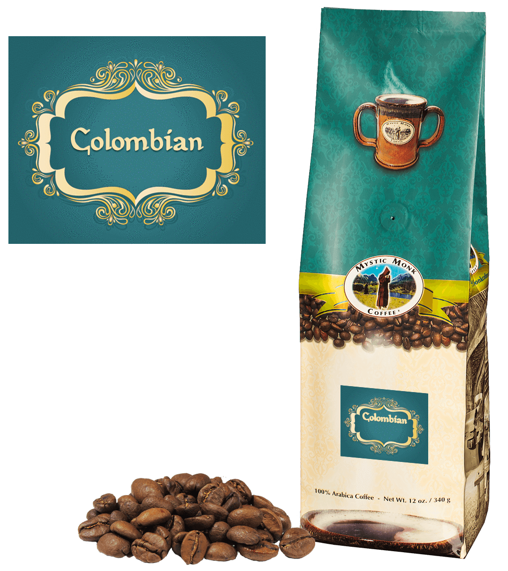 Colombian, Coffee - Mystic Monk Coffee