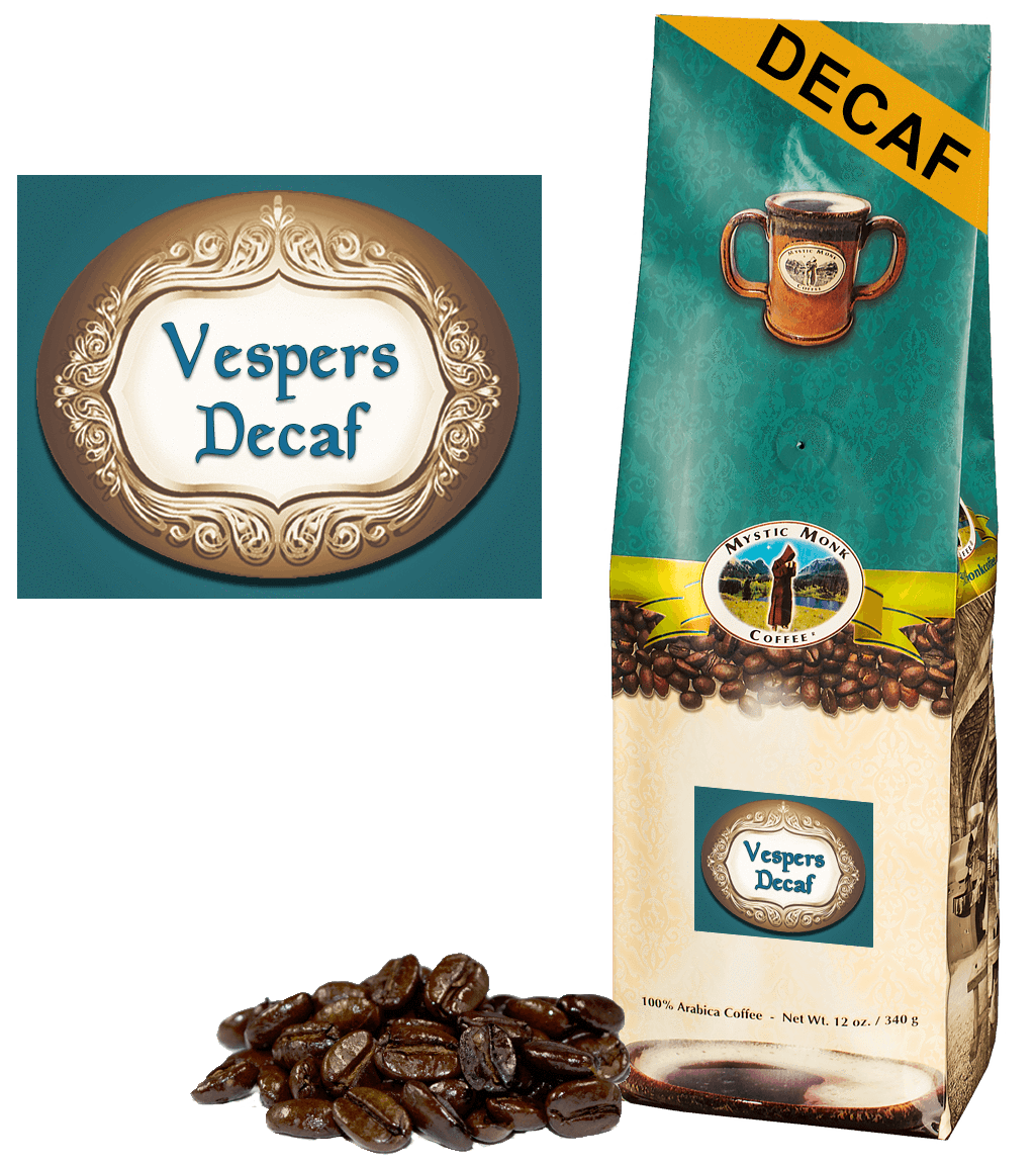 Vespers Decaf, Coffee - Mystic Monk Coffee