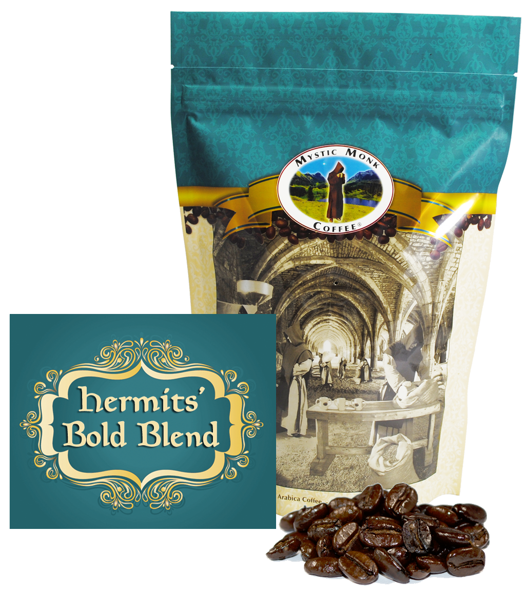 Hermits Bold Blend, Coffee - Mystic Monk Coffee