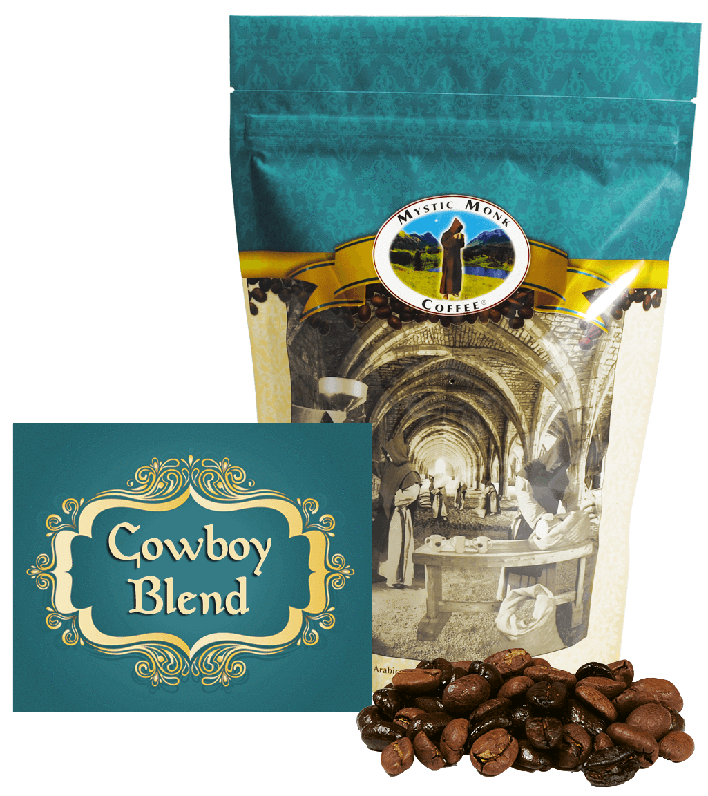 Cowboy Blend, Coffee - Mystic Monk Coffee