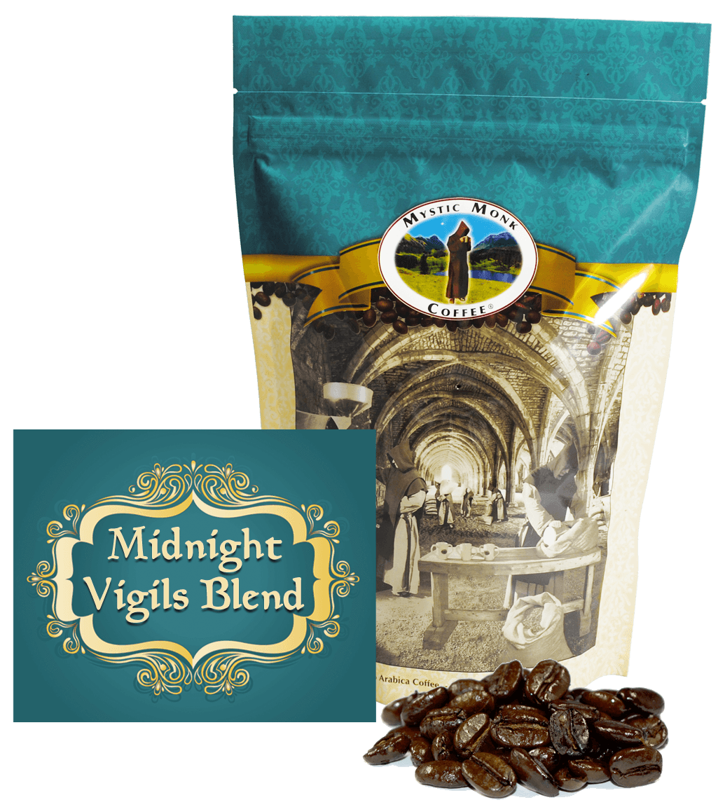 Midnight Vigils Blend, Coffee - Mystic Monk Coffee