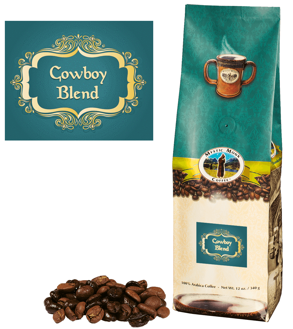 Cowboy Blend, Coffee - Mystic Monk Coffee